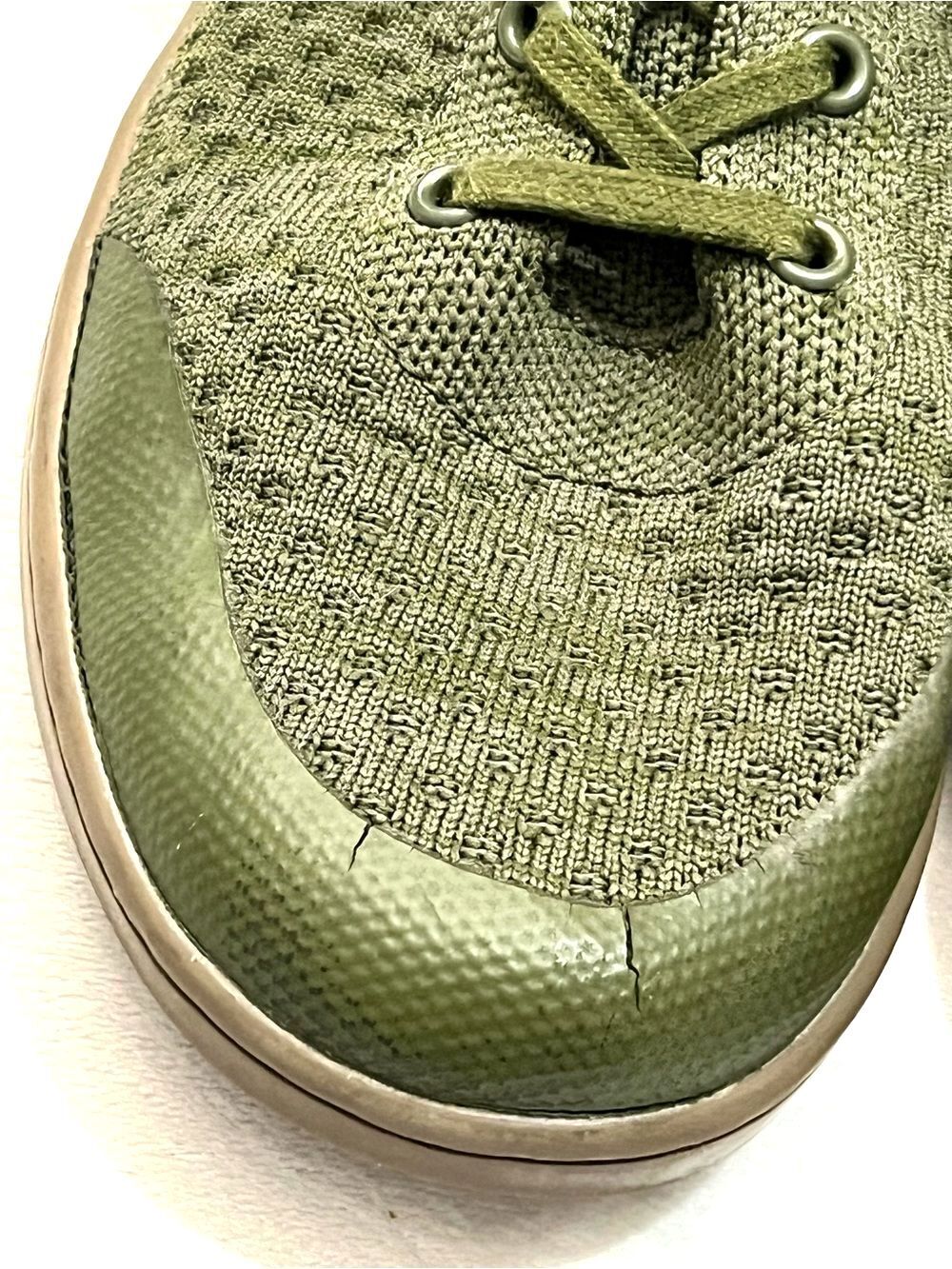 Suavs The Legacy High-Top Sneakers Recycled Knit Olive Green Slip-On Shoes - Picture 4 of 16